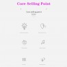 USB Rechargeable Air Humidifier, Anti-gravity Humidifier, Seven-color Light Humidifier, Automatic Off, Suitable For Office,