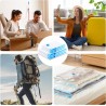 Epxee Lot de 6 sacs sous vide pour vêtements en 3 grands et 3 grands sacs de rangement sous vide avec aspirateur et pompe à main