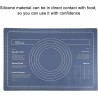 Fulenyi Tapis de pétrissage,Tapis de Cuisson en Silicone | Tapis de Cuisson de pâtisserie en Silicone 24x16 Pouces, Grande pâte