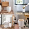 U2PICK Mini poubelle avec couvercle, 9 litres, poubelle moderne avec pieds, poubelle en plastique adaptée pour cuisine, salle de