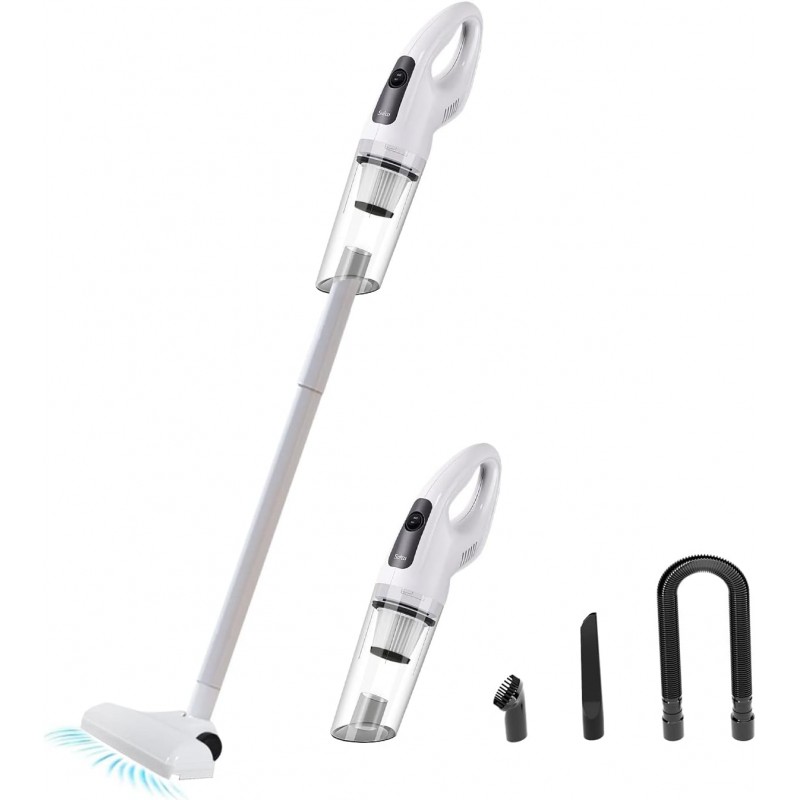Aspirateur à main sans fil SootU avec puissance d'aspiration de 12 000 Pa, aspirateur à main sans fil rechargeable haute