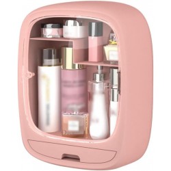 Wall-mounted cosmetic shelf
