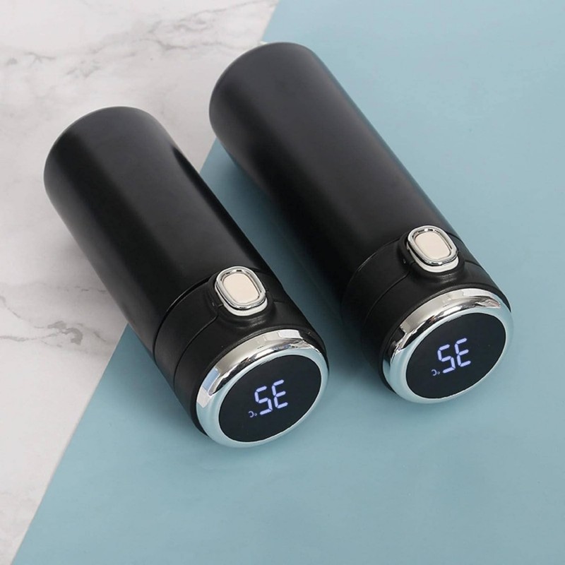 NC 320ML/420ML Smart LED Affichage De La TempéRature Thermos Thermos Tasse en Acier Inoxydable Thé Café Tasse Sports De Plein