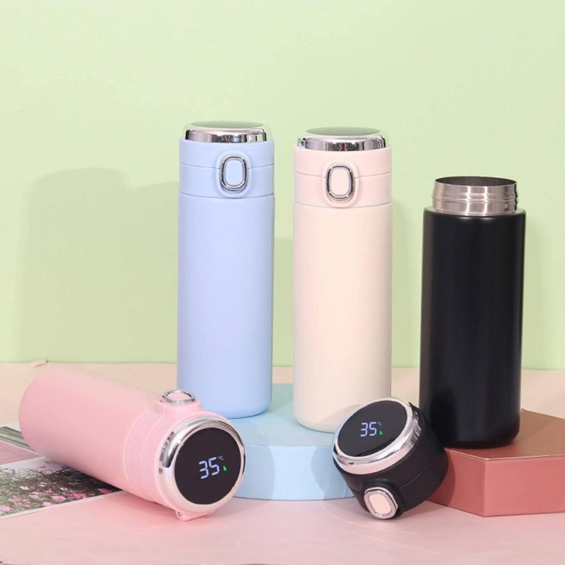 NC 320ML/420ML Smart LED Affichage De La TempéRature Thermos Thermos Tasse en Acier Inoxydable Thé Café Tasse Sports De Plein