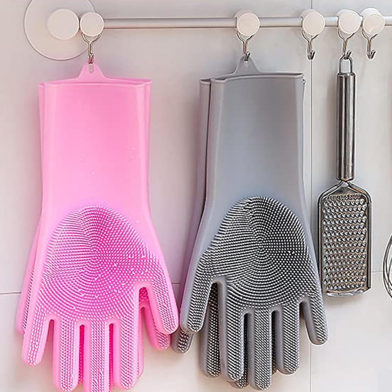 Gants de Nettoyage Magiques en Silicone