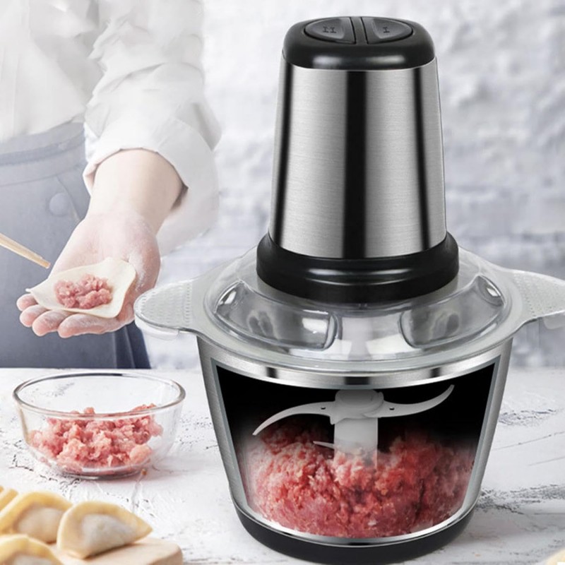 Hachoir à Viande Automatique En Acier Inoxydable