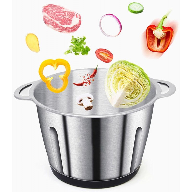  Hachoir à Viande Automatique En Acier Inoxydable