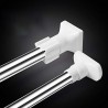 Tringle télescopique réglable en acier inoxydable pour séchoir à linge de salle de bain de 70 à 100 cm