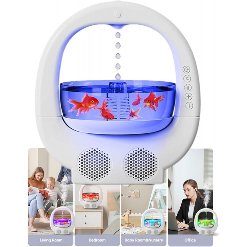 Humidificateur d'intérieur avec fonction eau Humidificateurs de chambre à coucher Humidificateur d'air multifonctionnel