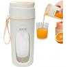 -mélangeur, 340ml jus Frais Voyage Personnel, jus Fruits Rechargeable par USB, mélangeur avec 8 Lames puissantes, Taille